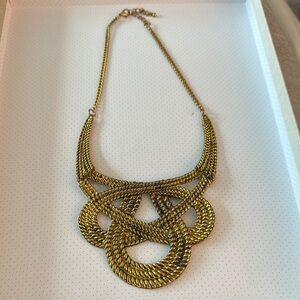 Elegant Gold Statement Necklace
